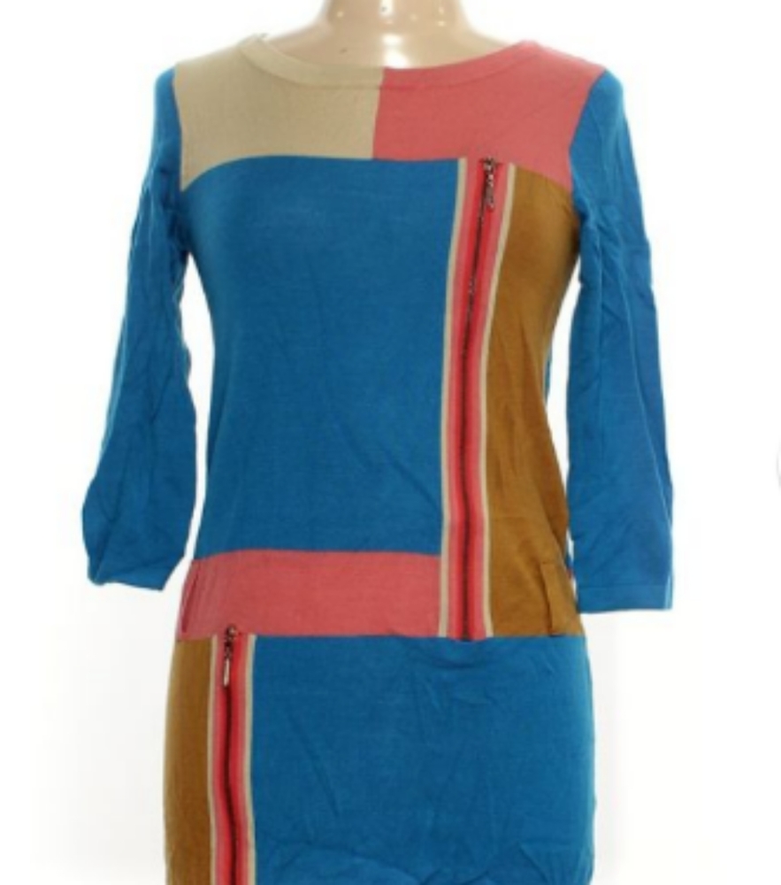 Vero Moda Classics Enrich 3/4 Long Knit Dress Medium